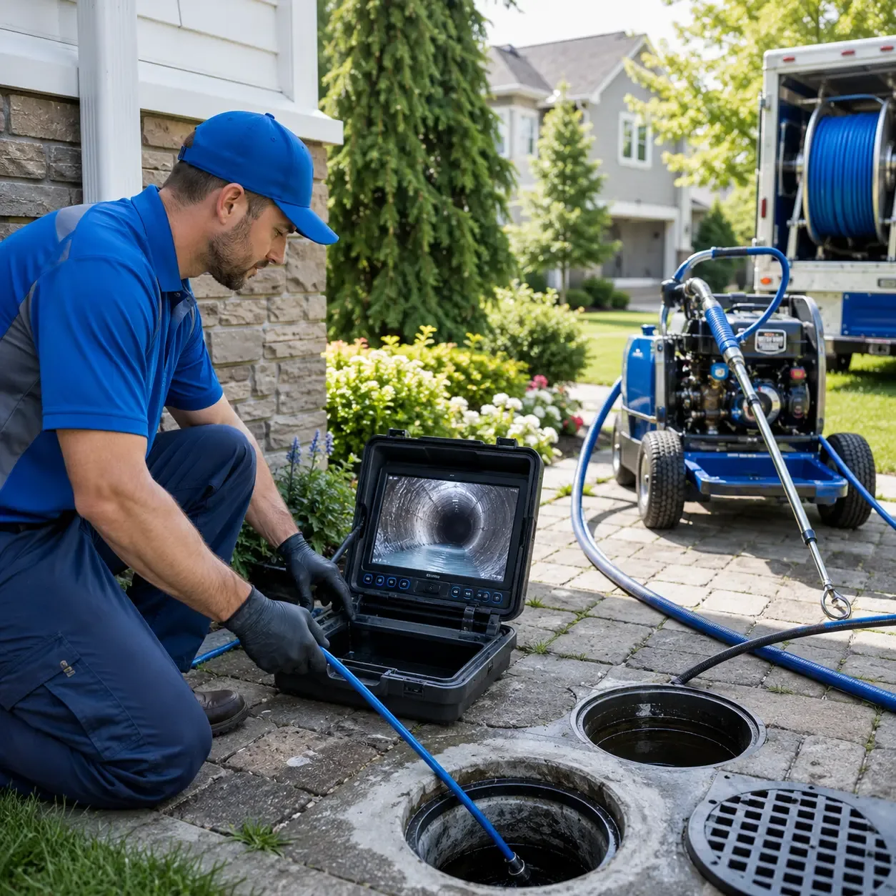 Outdoor drain cleaning professionals serving Bertrand, MO