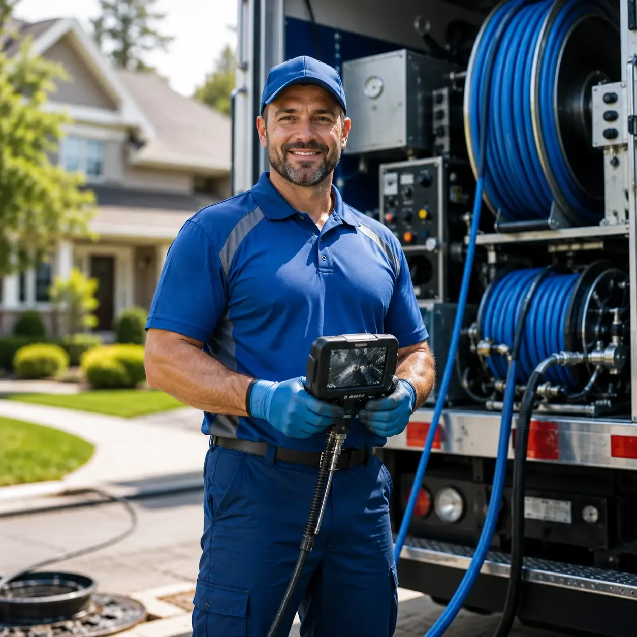 Local outdoor drain cleaning specialists in Bertrand, MO